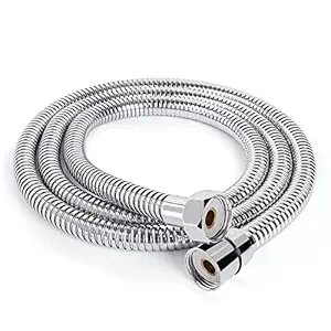VIMRO High Density Stainless Steel Flexible Shower Hose, Health Faucet Tube, Hand Shower Pipe/Tube (Chrome Finish) (1.5 MTR)