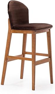 Chihen Silla De Mostrador De Desayuno Taburete De Bar Silla De Bar De Madera (opción Múltiple De Color, Tamaño: 45x51x103.5cm, Altura De Asiento 75cm) Bar Stools (Color : A)