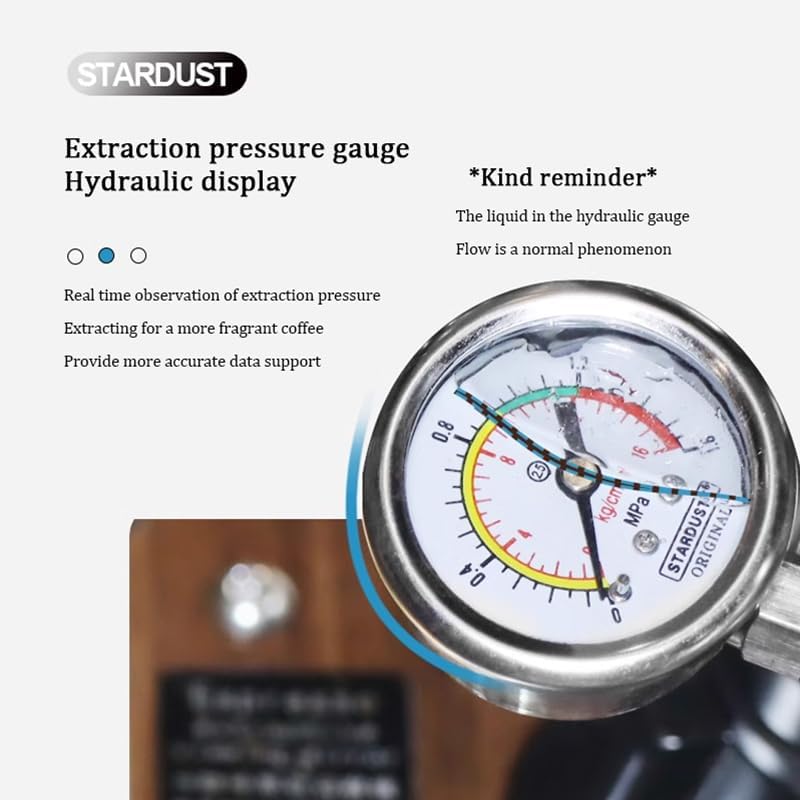 Extraction Variable Pressure Lever Coffee Maker Hand-Pressed Coffee Machine 304 Stainless Steel Manual Espresso