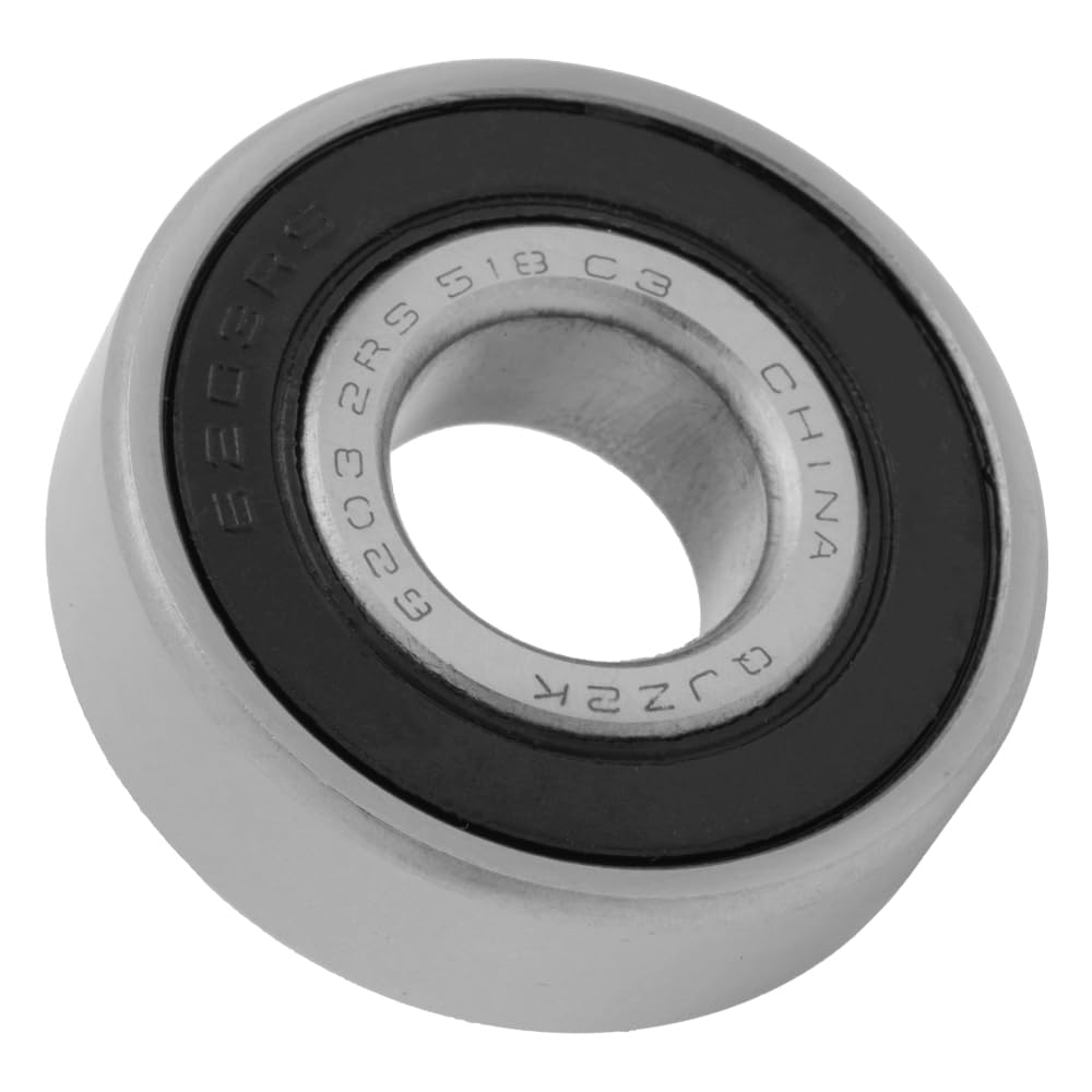 6203-2RS-3/4 - Deep Groove Radial Ball Bearing 3/4 in (19.05 mm) x 1.575 in (40 mm) x 0.472 in (12 mm) (ID x OD x Width) with Double Rubber Seal
