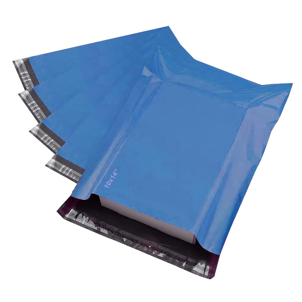 Pack of 1000 Blue Parcel Bag (10x14") Waterproof Self Seal Mailing Bag #L1334-1000
