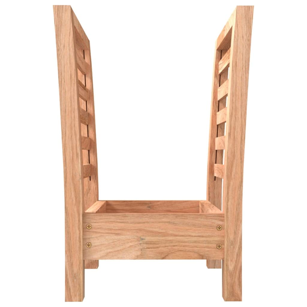 Zeitschriftenständer aus massivem Walnussholz 40x26,5x38,5 cm mit Öl-Finish, vielseitiger Magazinhalter und Prospektständer für Wohnzimmer, Büro, Bad zur geordneten Ablage