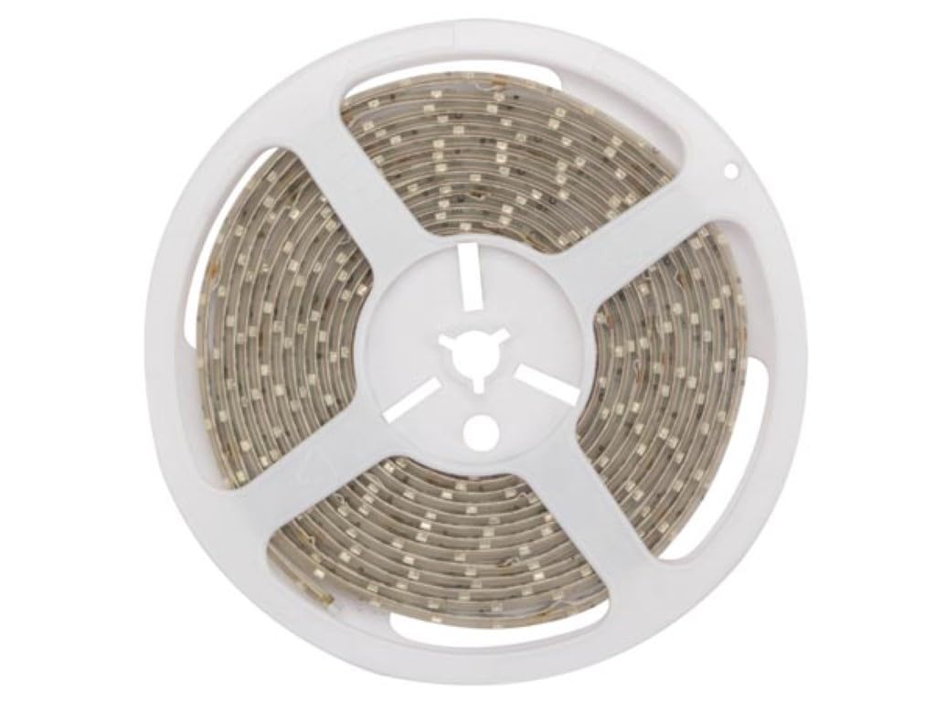 Perel Set con striscia LED, controller e alimentatore, 300 LED luminosi 3528, 5 m, bianco caldo e freddo