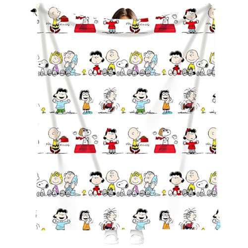OPVXZAD Manta Infantil Franela 100x70 cm Manta Suave para Niños con diseño de Perro Estilo Dibujo Animado Manta cálida para Cama Sofá Coche Regalo Bebé Decoración Habitación