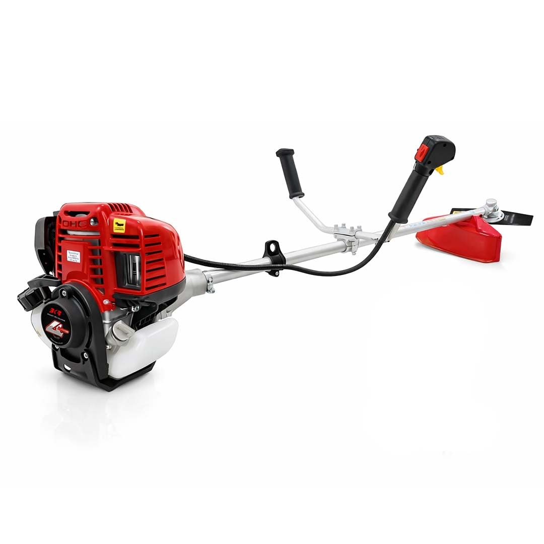 BKR® 35cc 4 Stroke Petrol Brush Cutter for Grass Cutting and Farming Use Sidepack Heavy Duty Machine with 80T Blade Trimmer Head and Accessories | 6 Months Manufacture Warranty-picture-31