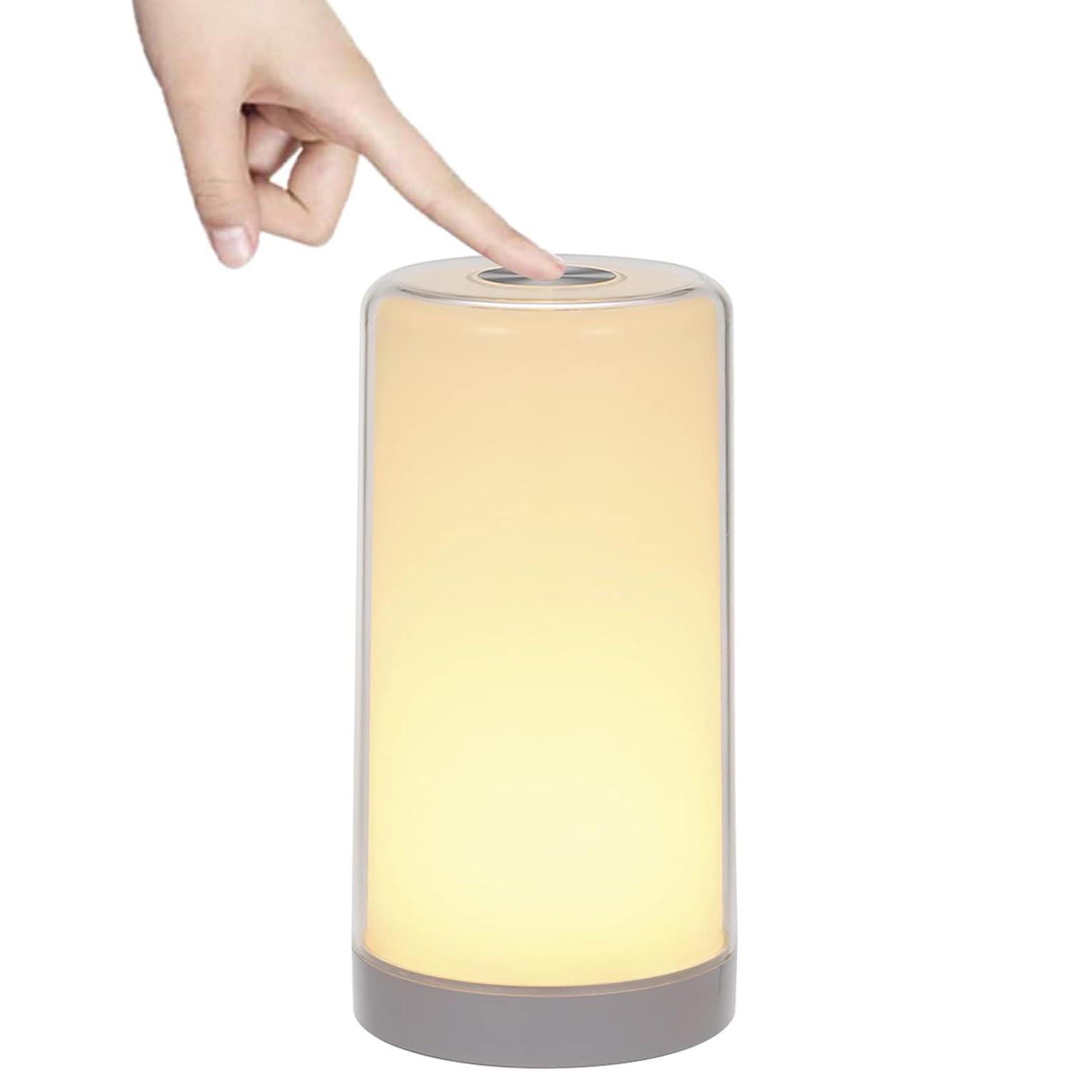 ARURA (LABEL) Smart Touch Lamp Bedroom Table Lamp Dimmable LED Nightstand Touch Lamp RGB Color Changing Night Light Mood Lighting-picture-34