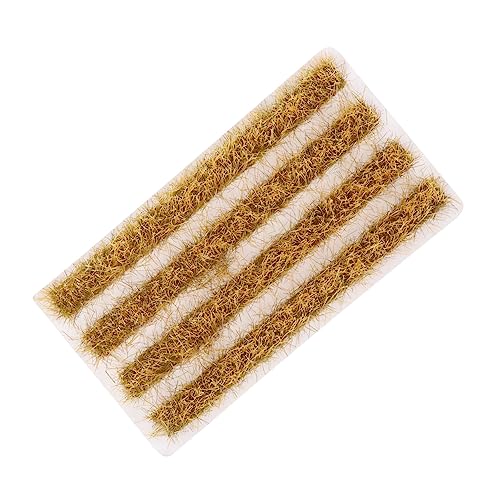 HORIALENCE Modèle De Bande Herbe Statique Herbe De Rizière Plastique De Rizière pour Décoration De Paysage De Simulation Chemins De Miniature Décoration De Table De Sable