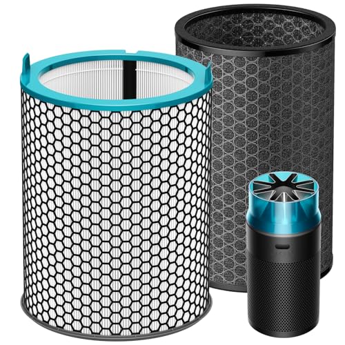 Image of Replacement Filter for Dyson HushJet SP01, HJ10 Air Filter Replacement | 360 Electrostatic + Activated Carbon Dual-Layer HJ10 Air Filter Replacement Compatible with Dyson HushJet Purifier