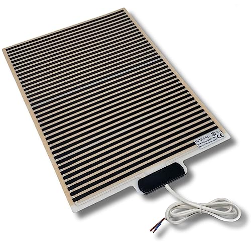 ALPER StopVapor Lamina antivaho espejo baño adhesivo 41x28cm Placa Resistencia antivaho Calefactor espejo 24W 230V