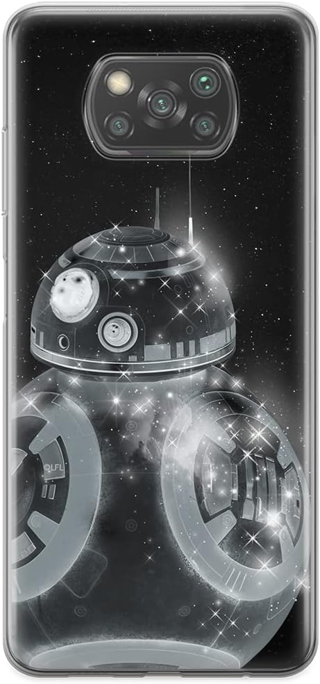 ERT GROUP Mobile Phone Case for Xiaomi POCOPHONE X3 Original and Officially Licensed Star Wars Pattern BB 8 010 Perfectly Adapted to The Shape of The Mobile Phone, Partially Transparent