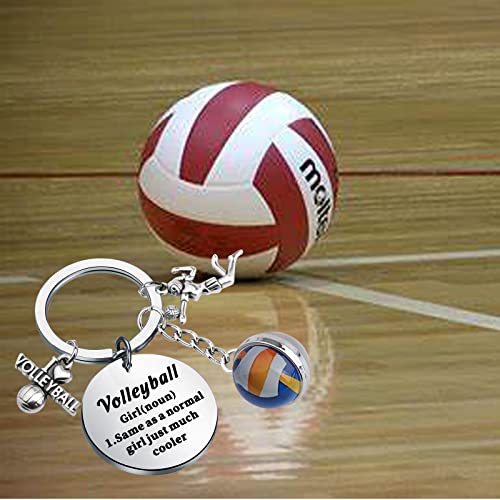 FEELMEM Volleyball Girl Definition Keychain Volleyball Girl Gifts Volleyball Keyring Girl Volleyball Gifts for Volleyball Players Lover (Volleyball Girl-ky) - Image 4