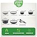 GreenLife Pro Hard Anodized Healthy Ceramic Nonstick, 12 Piece Cookware Pots and Pans Set, PFAS-Free, Dishwasher Safe, Oven Safe, Grey