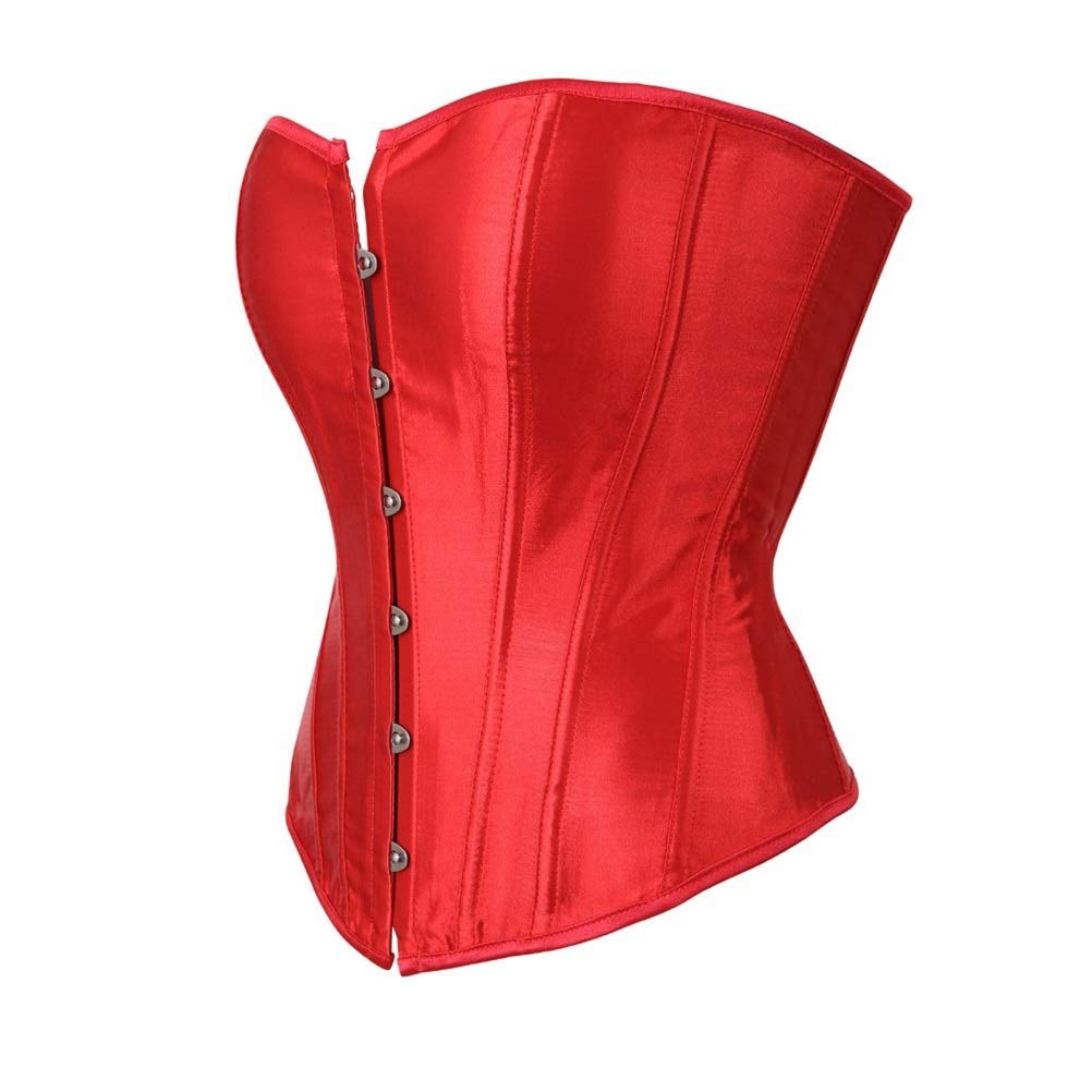 Kelvry Lingerie bustier corsetto disossato basco overbust da donna