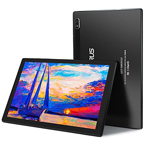 Lectrus Factory Android Tablet 10.1' Android 10, Google Certificated Wi-Fi Tablets, 32GB ROM can be expanded to 128GB, HD IPS Touchscreen, Dual Camera & Speaker, Support Bluetooth Keyboard & Mouse