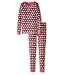 Hatley Little Girls' Henley Pajama Set Lots Of Hearts