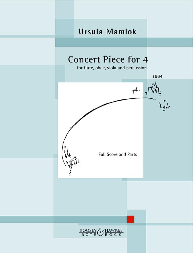 Concert Piece for 4 flute oboe viola percussion partition