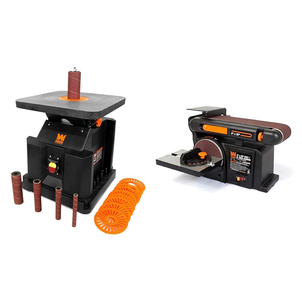 WEN AT6535 3.5-Amp Oscillating Spindle Sander with Extra Large