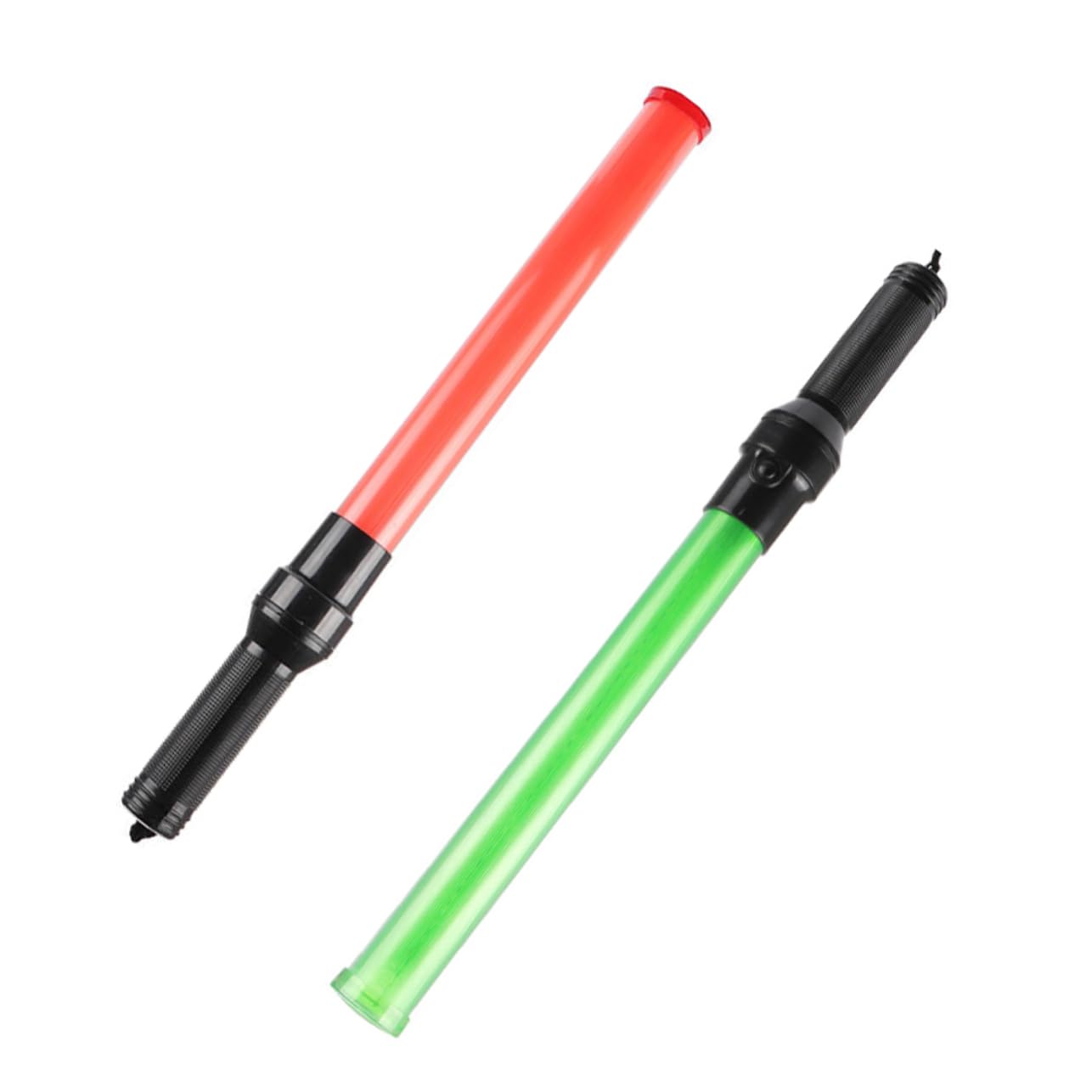 Healifty Flashlight 2 Pcs 54cm Traffic Led Fluorescent Stick Led Traffic Wand Led s Traffic Stick Police Traffic Wand Traffic Light Stick Signal Lighthouse Flash Plastic