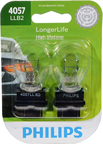 Image of Philips 4057 LongerLife Miniature Bulb, 2 Pack