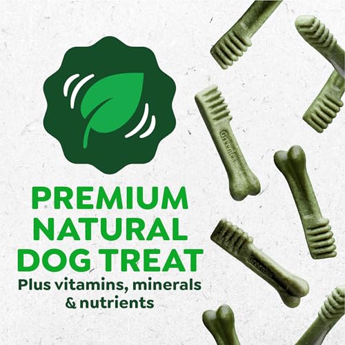 Image of Greenies Veterinarian-Recommended Adult Natural Dental Dog Treats Petite Size, Original Flavor, 18 oz. Pack, 30 Count