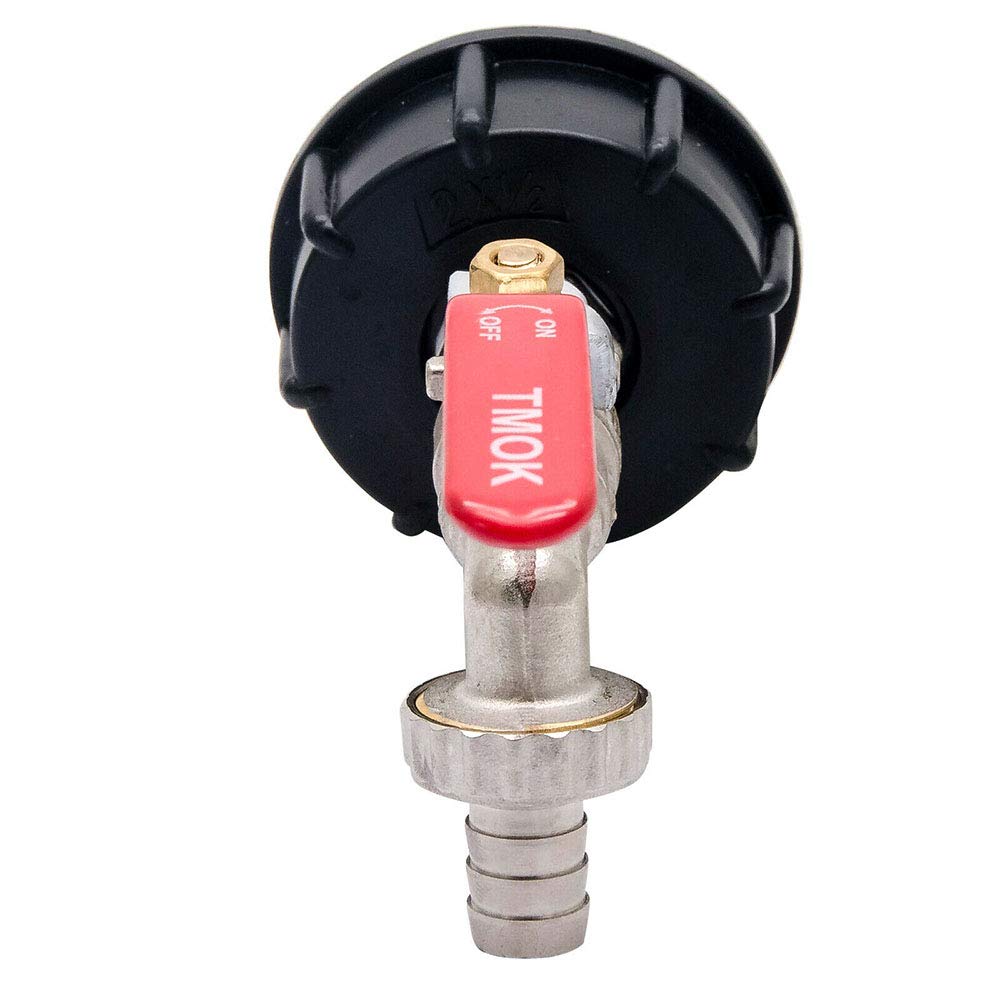 Adattatore Per Valvola IBC In Ottone - Rubinetto Per Acqua Giardino G1/2" - Connettore Per Serbatoio