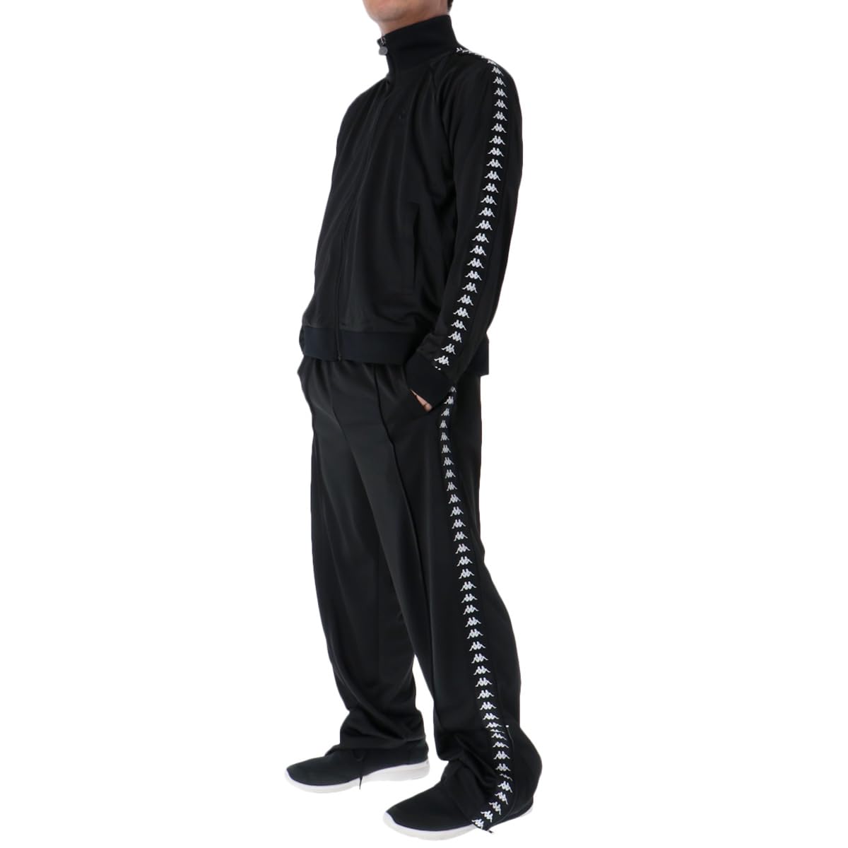 Amazon | [カッパ] ジャージ メンズ 上下セット バンダ ライン