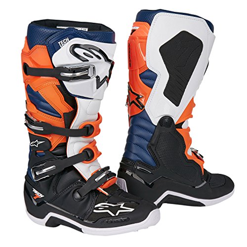 Image of Alpinestars Men's Tech 7 Enduro Drystar Waterproof Motocross Boots, Enhanced Comfort, CE-Certified