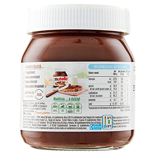 Image of Nutella Chocolate Hazelnut Spread, 350 g