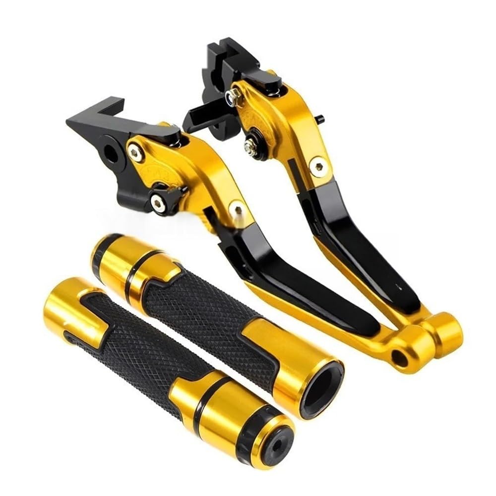 Mlioju O Motorcycle Clutch Lever Motorcycle Folding Extendable Mot Adjustable Clutch Brake Levers Handbar End Grips For B&Ajaj For Pulsar 200 Ns/200 Rs/200 A