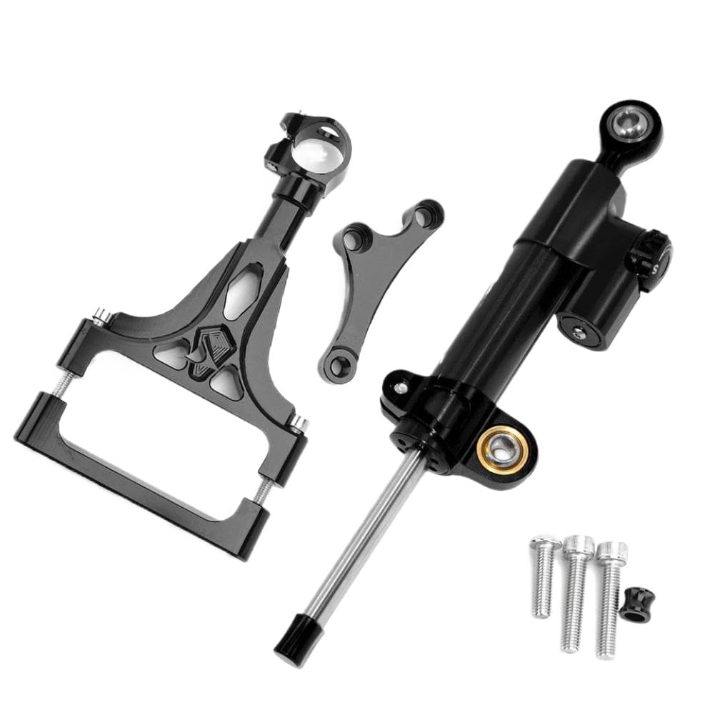 Filwy Onecolor Steering Stabilizer Damper Bracket Mount Compatible With Z750 2003-2012 Z1000 2003-2009 Z750r 2011-2012