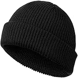 Beanie Hats for Men - Winter Hats for Men, Beanie Hats Men Women, Black Beanie Hat, Beanie Hat...