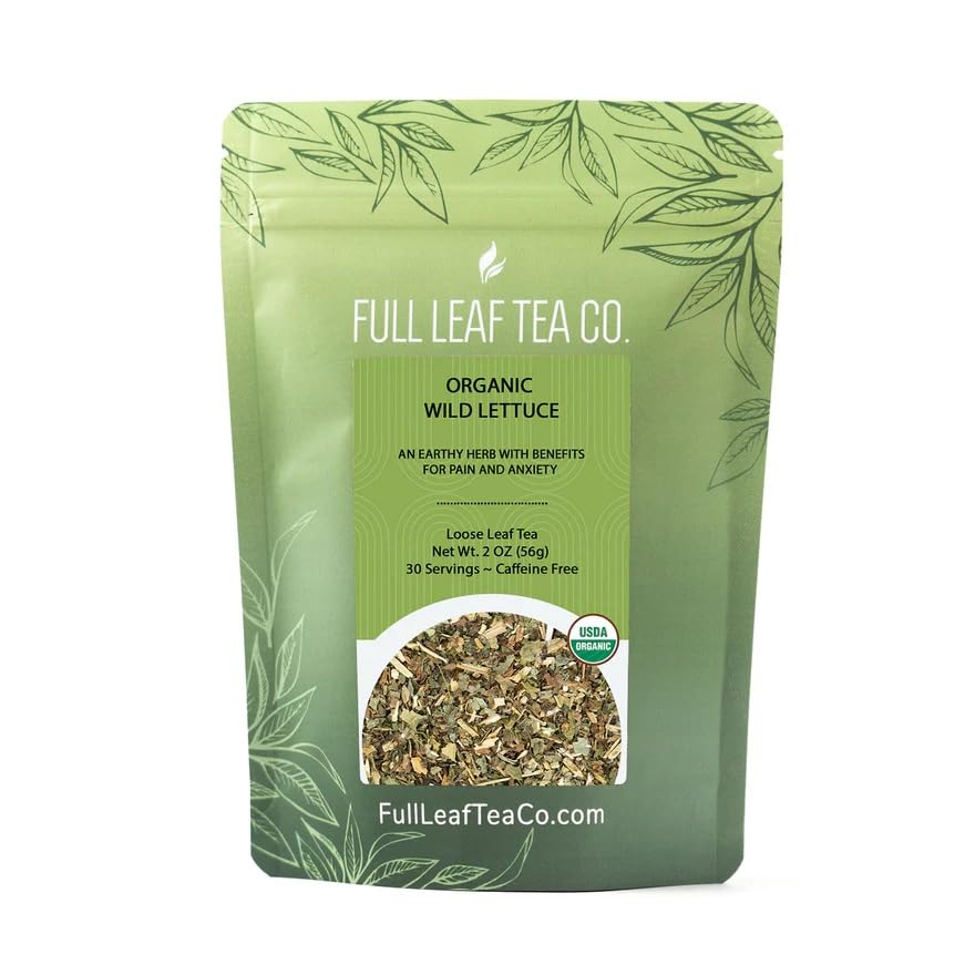 Organic Wild Lettuce - 2 oz Bag (Approx. 30 Servings) | Full Leaf Tea Co.USDA Organic