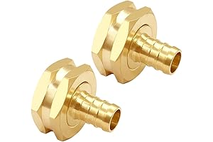 Brass Garden Hose PEX Connector (2-Pack)