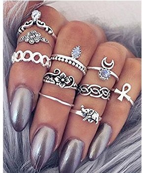 Sannysis SROVFIDY Moda Placcato Oro del Cuore del