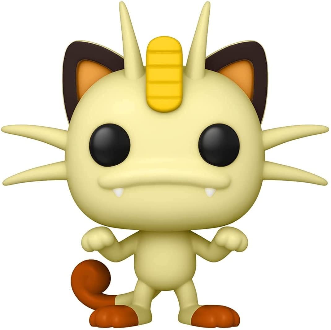 Funko POP Pop! Games: Pokemon - Meowth Vinyl Figure, Multicolor, Standard