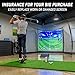 GoSports Range Cage Simulator Screen - Only Compatible with GoSports 10' x 8' Range Cage