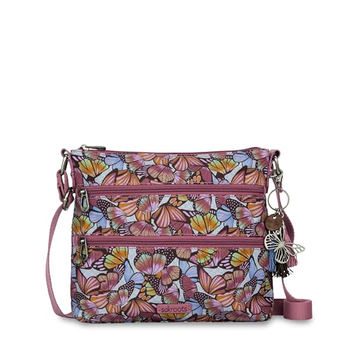 Image of The Sak Basic Crossbody Purse - Cross Body Handbag For Everyday & Travel - Zipper Closure & Adjustable Strap