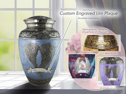 Image of Angel Blue Cremation Urns for Human Ashes Adult Male Urns for Ashes