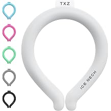 Cooling Neck Wrap for Summer Heat Relief, Wearable Ice Neck Cooler Ring with Quick Freeze Gel, Reusable Hands-Free Cold Band Lasts Up to 5 Hours for Outdoor, Yardwork, Workouts