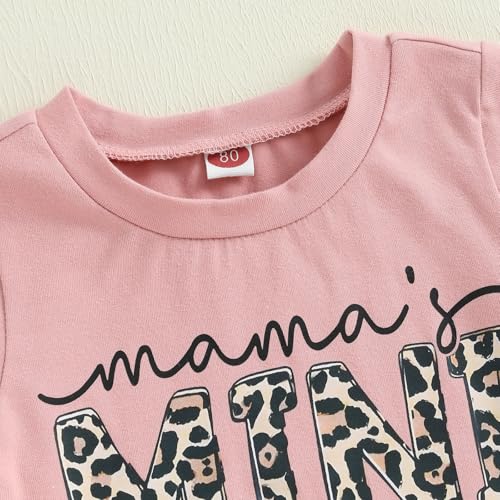 Kupretty Baby Girl Summer Clothes Toddler Outfit Letters Crewneck T-Shirt Shirts Tee Tops + Patched Shorts Set3