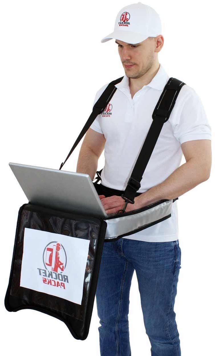 Supporto per computer portatile, multifunzione, per inventario, per foto, computer portatile, supporto per caricamento addominale