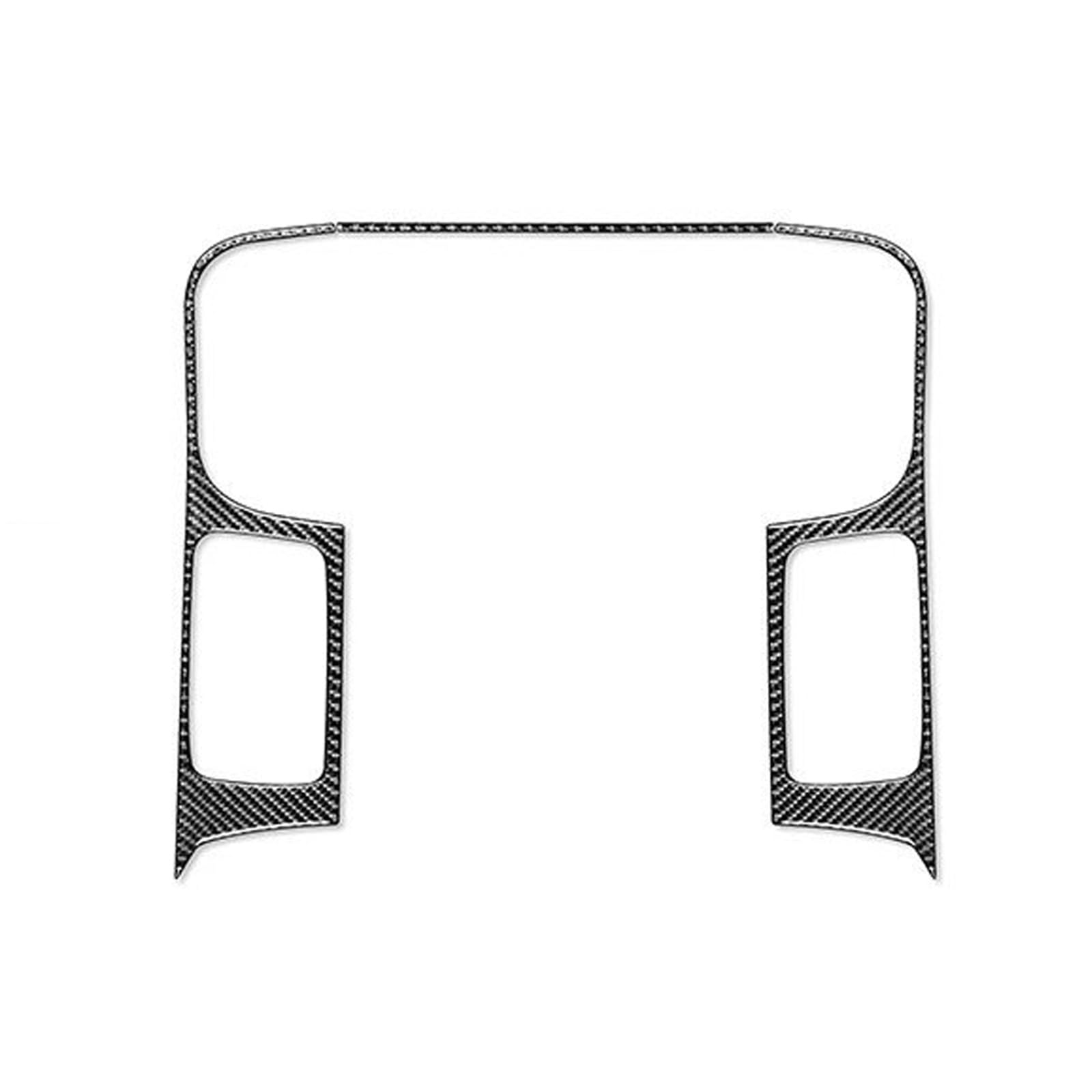 for Dodge for Ram 1500 2013 2014 2015 Accessories Carbon Fiber Car Interior Central Air Outlet Surround Trim Sticker Decoration LHD FRTRGVUVXP(Style A)