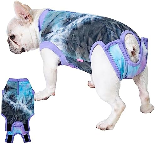 Jiupety Dog Recovery Suit Adjustable, Dogs Bodysuit For Abdominal Wound After Surgery, Substitute E-Collar, 3XL Size, Anti-Licking Surgical Dog Onesies, Camo