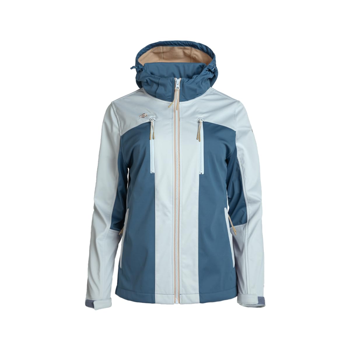 Izas Bediel W Chaqueta Soft Shell para Mujer. Cortavientos, Resistente al Agua y Transpirable. Capucha y Puños Ajustables. Bolsillos con Cremallera. Interior Perchado