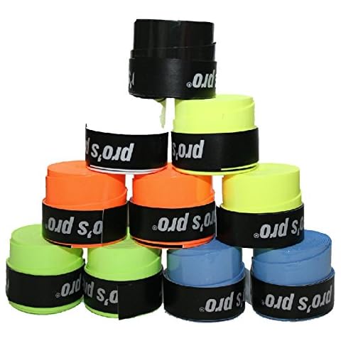 10 Overgrip Pros Pro Gtacky Tennis Grips colores Cover