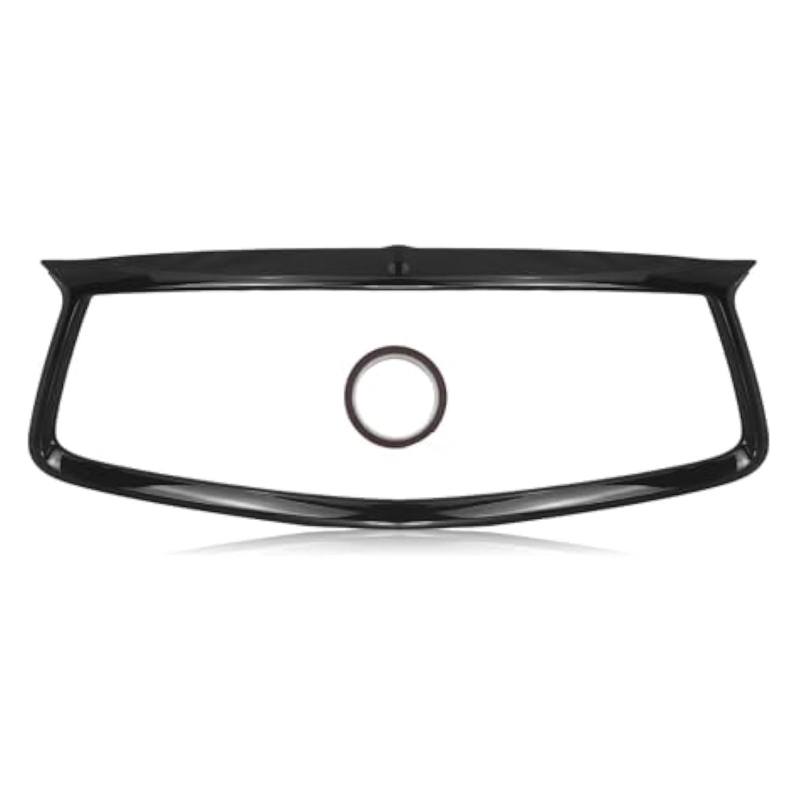Für Q60 Coupe 2017-2021 Kühlergrillverkleidung Auto Stoßstange Haube Mesh Abdeckung Rahmen Streifen Felge Front Nierengrill Front Nierengrill Grills(Carbon Texture)