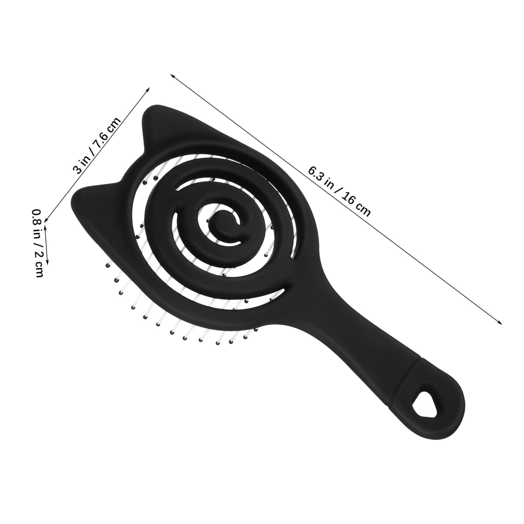 SHERCHPRY Gentle Cat Ear Massage Comb Brush for Cats Hair Comb Vented Hair Brush Comfortable Grip