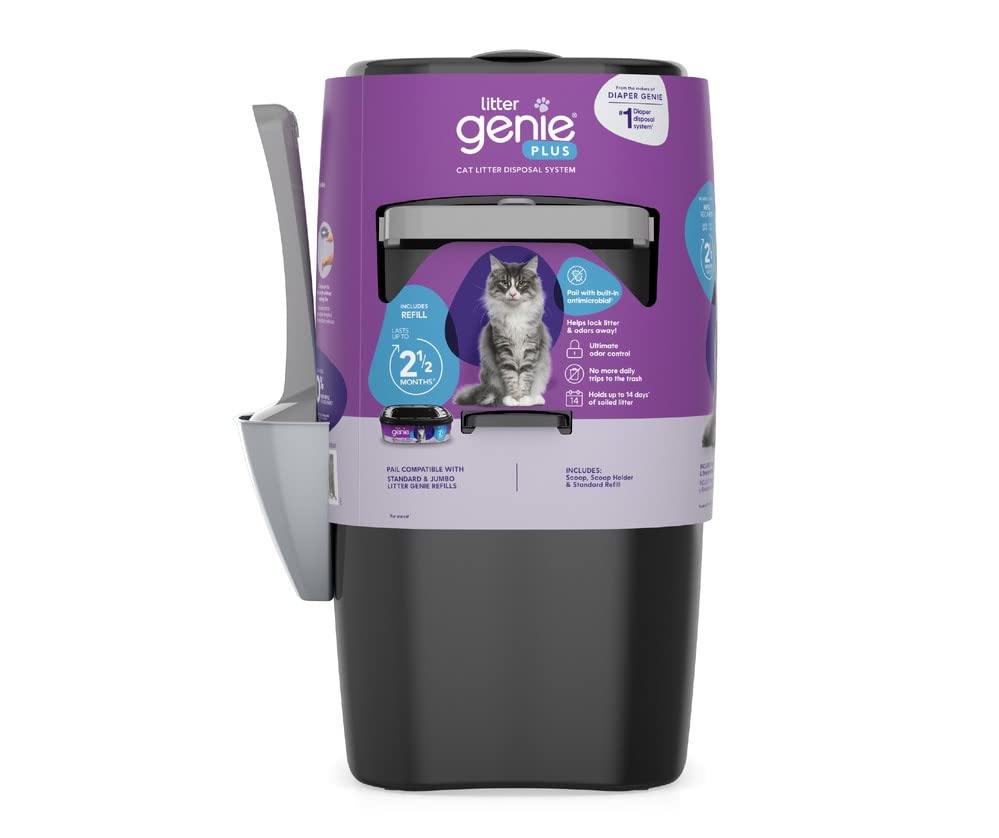 Buy Litter Genie Plus Pail, Ultimate Cat Litter Disposal System, Locks
