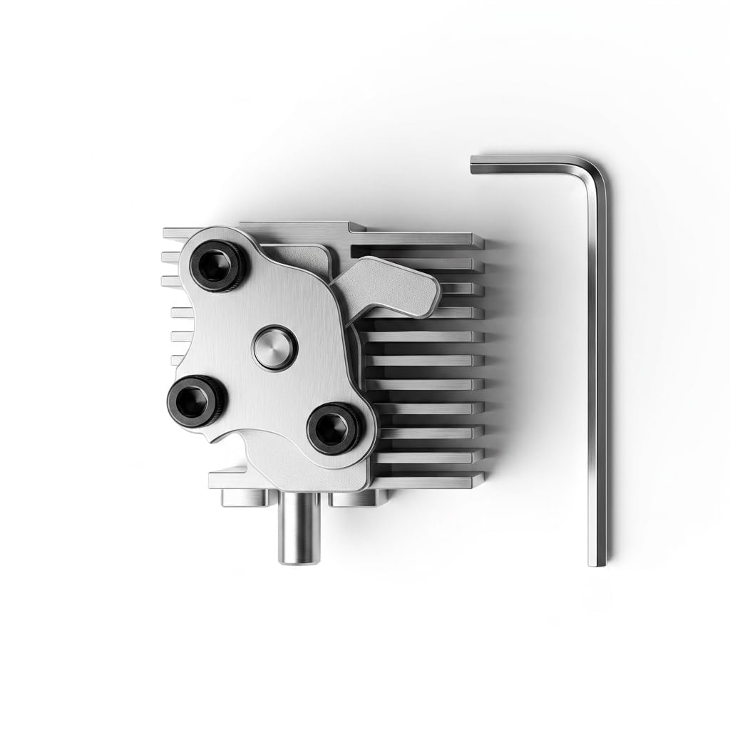 Montage de chauffage Hotend pour Anycubic Kobra-S1 : montage en aluminium radiateur base de montage avec rabat capteur Heatbreak pour imprimante 3D Kobra S1 Combo pièces de tête d'impression