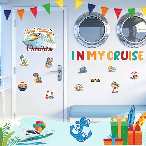Imán Decorativo Cumpleaños Temático Crucero miniatura 6